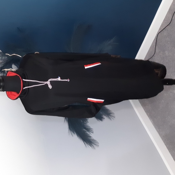 NWOT BLACK JERSEY DRESS - Picture 1 of 6